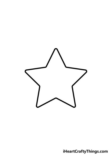 Star Drawing - How To Draw A Star Step By Step!