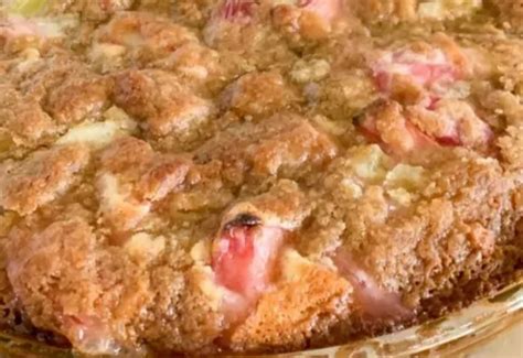 Rhubarb Sour Cream Pie – easy recipes life