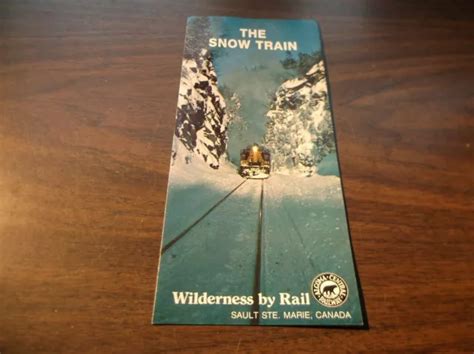 DECEMBER 1983 ALGOMA Central Railway Snow Train Timetable £19.68 ...