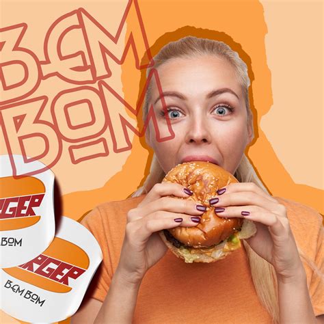 Logo Design | Bem bom - burger on Behance