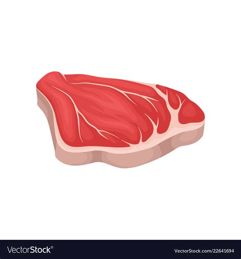 Raw beef tenderloin organic meat product food Vector Image