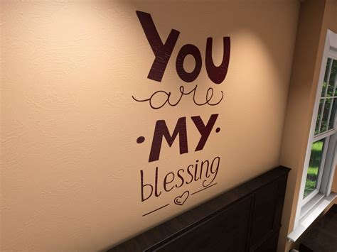 You are my Blessing Wall Decal | Etsy