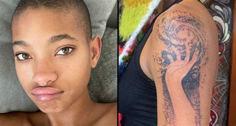 Willow Smith just got a new arm tattoo and it's HUGE - PopBuzz