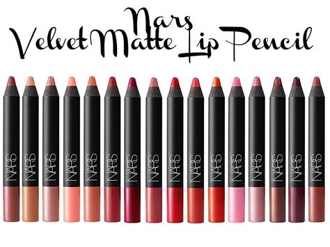 August Wrinkle: Beauty Must-Have: NARS Velvet Matte Lip Pencil