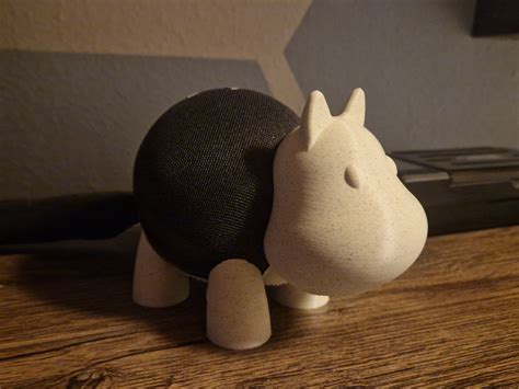 Echo Dot 4 Stand Alexa Mount Hippo by DL | Download free STL model | Printables.com