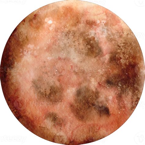 lunar eclipse watercolor planet 16537779 PNG