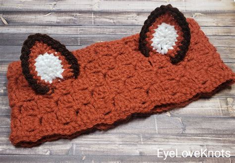 DIY Fox Ears Headband - Crochet Pattern Review - EyeLoveKnots