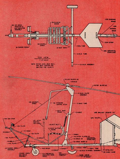 bensen gyrocopter plans set two | Aircraft design, Light sport aircraft ...