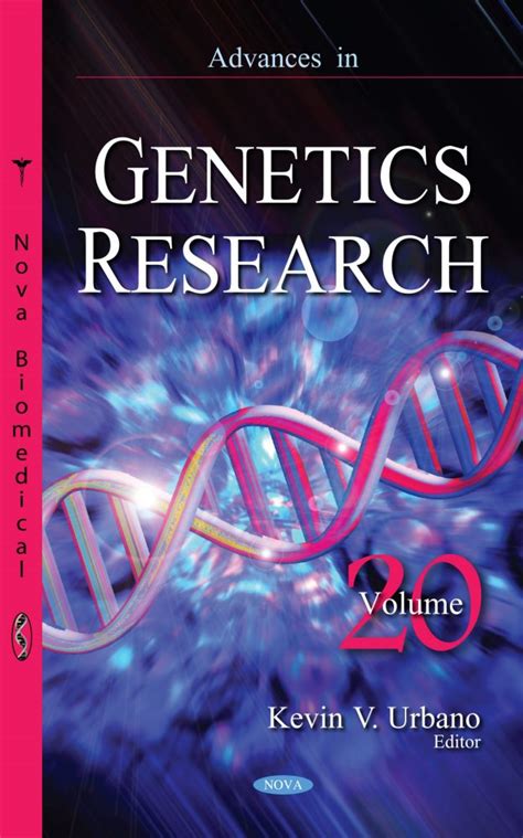 Advances in Genetics Research. Volume 20 – Nova Science Publishers