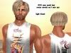 Second Life Marketplace - Sun men fashion hair light blond mesh resize and stretch on 3 axis xyz
