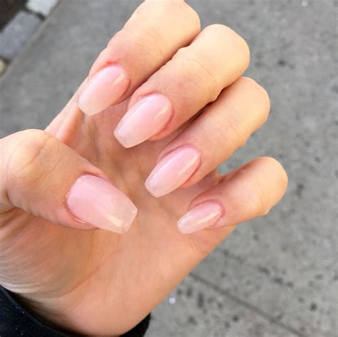 UV Gel with natural pink color | Pink gel nails, Gel nails, Nail colors
