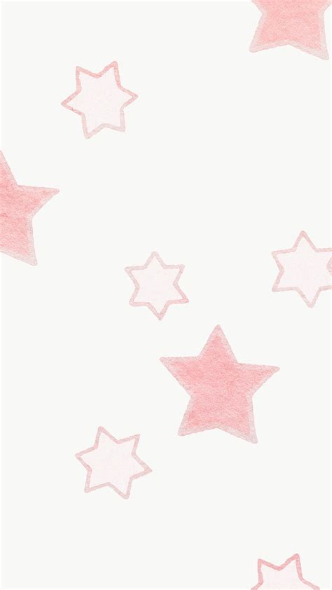 Pink star pattern background design element | free image by rawpixel.com / katie | Background ...