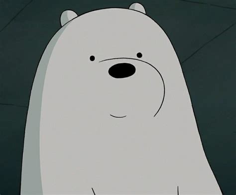 #IceBear #We Bare Bears #smile | Белые медведи, Белый медведь, Медведь