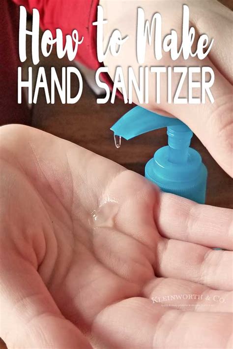 DIY Hand Sanitizer - Yummi Haus