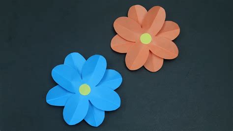 How to Make Very Easy Petal Flower - DIY Simple Paper Flower Making - Easiest Petal Flower for ...