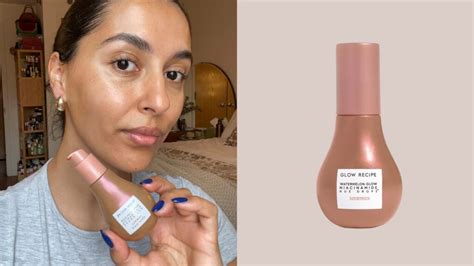 We Tried Glow Recipe's New Watermelon Glow Niacinamide Hue Drops Sun Glow Serum On Three ...