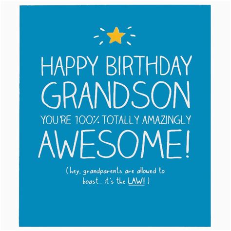 Happy Birthday to My Grandson Quotes | BirthdayBuzz