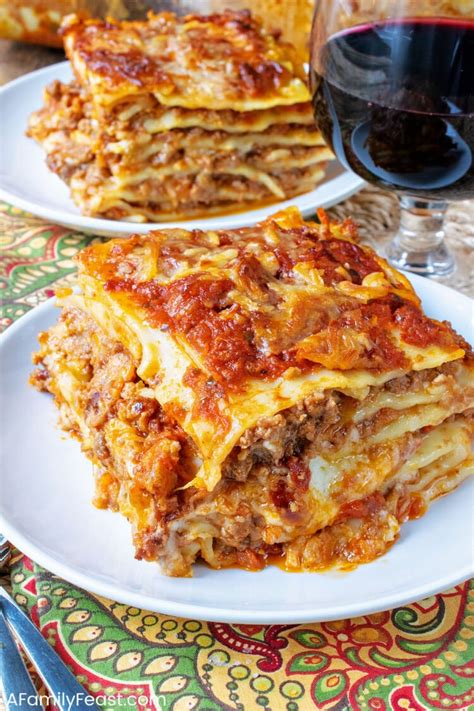 Lasagna Bolognese - A Family Feast®