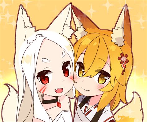 Senko & Shiro 😳🥰🦊💛 Sewayaki Kitsune no Senko-san Follow me!! for more ...