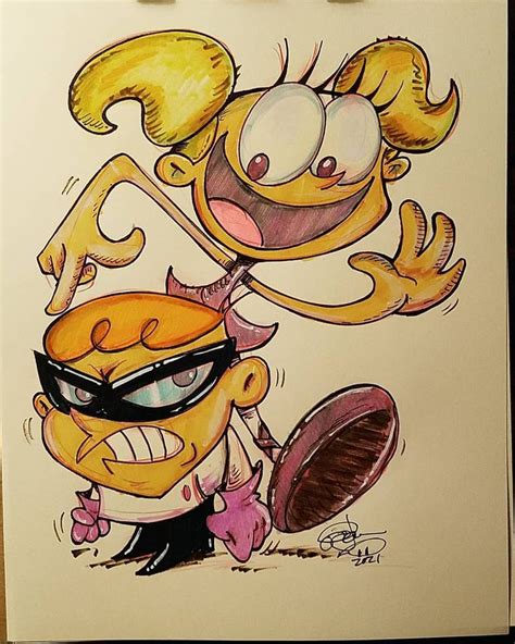 perrenjamesonart on Instagram: “Dexter and Dee Dee...#dexterslaboratory ...