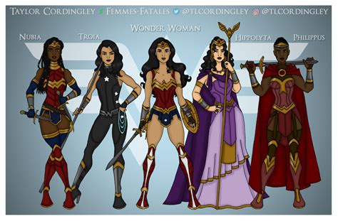 Wonder Woman - The Royal Family of Themyscira by Femmes-Fatales on ...