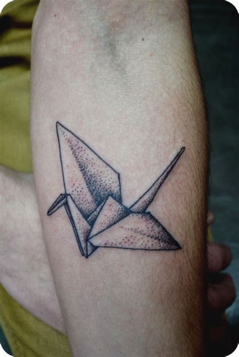 Origami Crane Tattoo