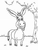 Free Printable Donkey Coloring Pages For Kids sketch template