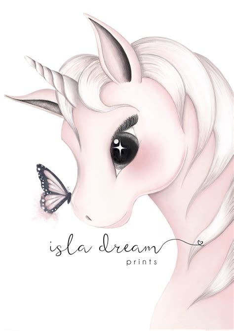 Mila the unicorn Print – Isla Dream Prints | Dessin licorne, Peinture licorne, Dessin animaux ...