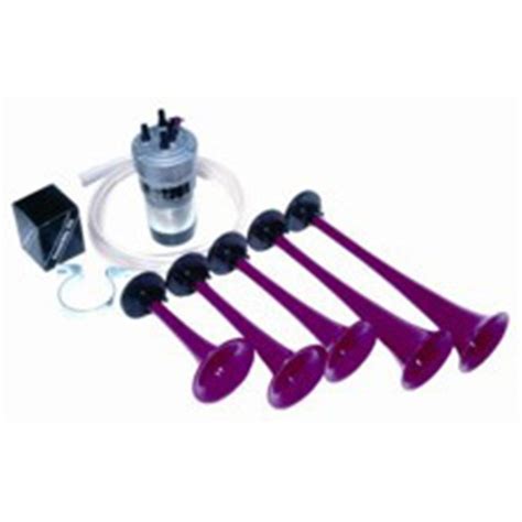 Fiamm "La Cucaracha" 5 Trumpet Musical Horn with 12 V Compressor Kit - 139328, Horns at ...