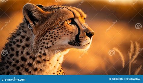 Cheetah Face Cartoon Vector | CartoonDealer.com #99420563