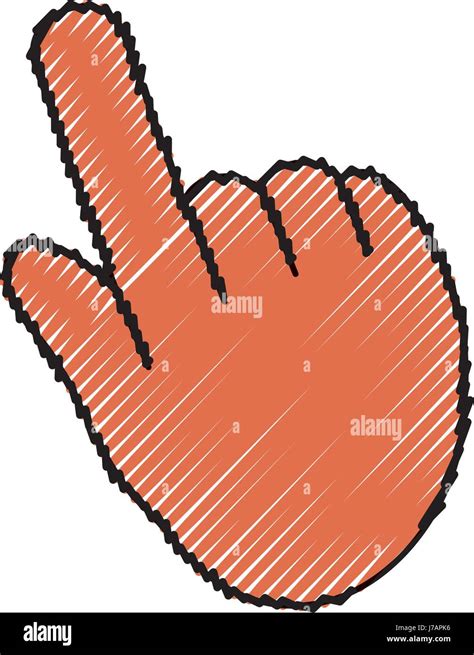 Hand pointing cursor Stock Vector Image & Art - Alamy