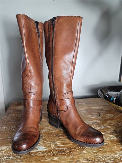 Clark's Brown Riding Boots Size 8.5 - Etsy