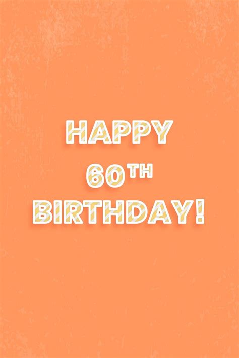 Happy 60th birthday! diagonal cane | Free Photo - rawpixel