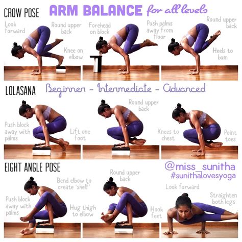 Arm Balance for all levels Yoga tutorials for beginners & intermediates ...