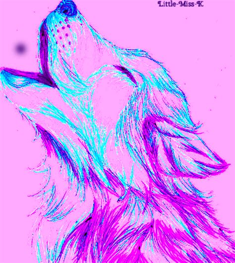 Neon Wolf Cub by Little-Miss-K on DeviantArt