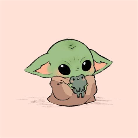 Cute Baby Yoda Drawings Wallpapers - Wallpaper Cave