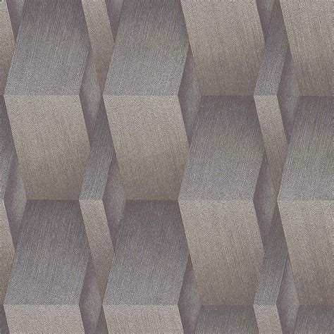 Erismann 3D Effect Geometric Textured Wallpaper Paste The Wall Gold ...