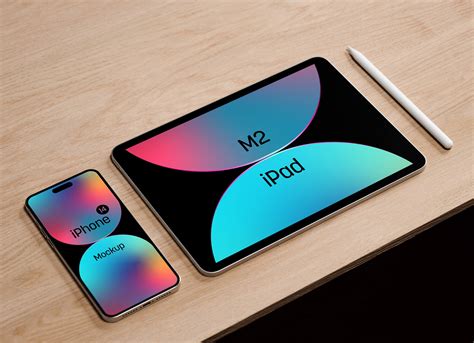 Free M2 iPad Pro & iPhone 14 Pro Max Mockup PSD - Good Mockups