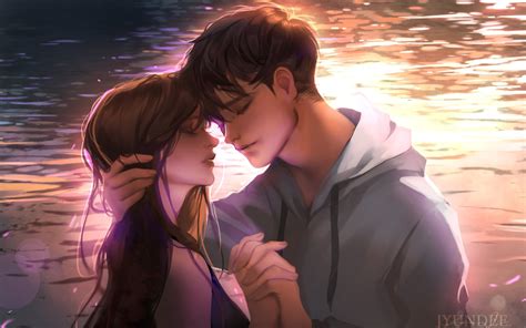 Romantic Anime Couple HD Wallpapers - Wallpaper Cave