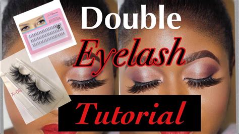 Combined lashes tutorial INDIVIDUAL/STRIP LASHES - YouTube