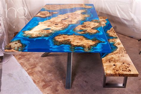 Burl Wood Dining Table Contemporary Modern Dining Table Handmade Wooden ...