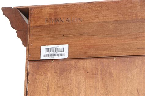 Ethan Allen "Legacy Collection" Maple Double-Arch Library Bookcase | EBTH