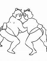Sumo Coloring Pages At GetDrawings  Free Download sketch template