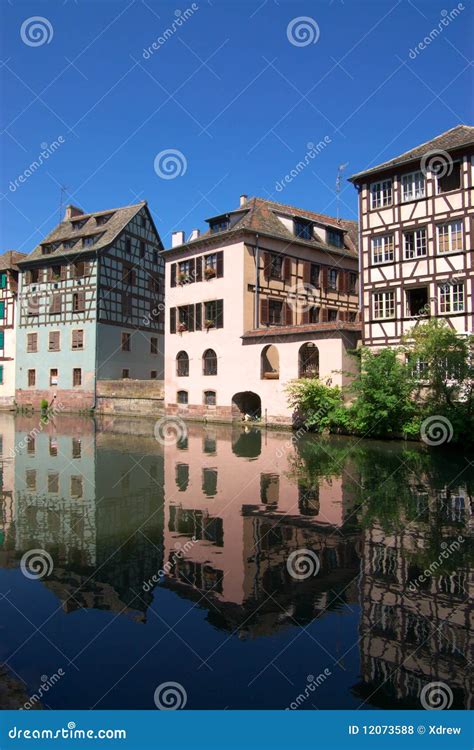 Strasbourg architecture stock photo. Image of rein, house - 12073588