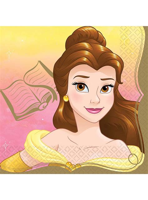 Belle Disney Princess Lunch Napkins | Party Supplies