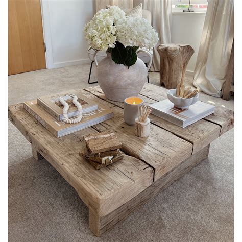 Rustic Reclaimed Wood Coffee Table - Robinson Interiors Ltd