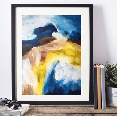 a modern abstract poster print by omar obaid abstract art | notonthehighstreet.com