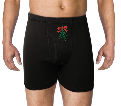 Mistletoe Underwear Funny Mens Holiday Gift For Boyfriend Husband Dad – NYSTASH