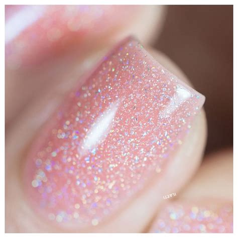 Sweet Pea - by ILNP | Pink glitter nails, Jelly nails, Pink sparkly nails