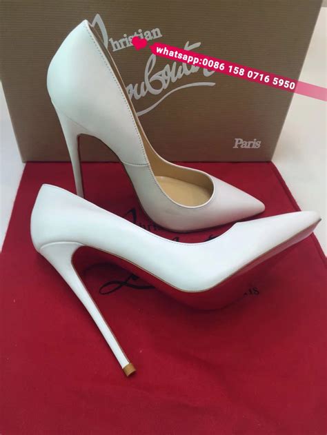 Christian Louboutin shoes heels white shoes pigalle | Heels, Cute shoes heels, Pumps heels stilettos